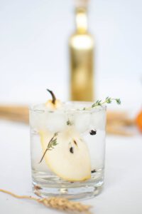 Pear Gin and Tonic