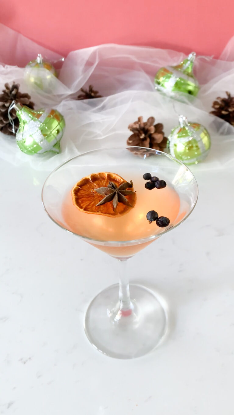 Holiday Martini (Gin Cocktail) The Perfect Recipe